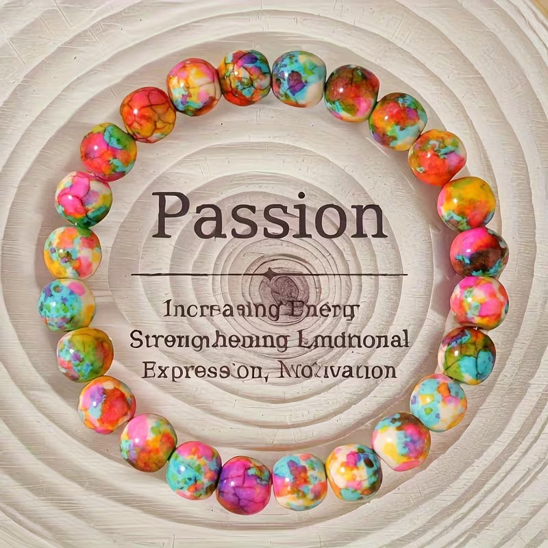 Bohemian Style Colorful Beaded Bracelet/Passion Inspiration