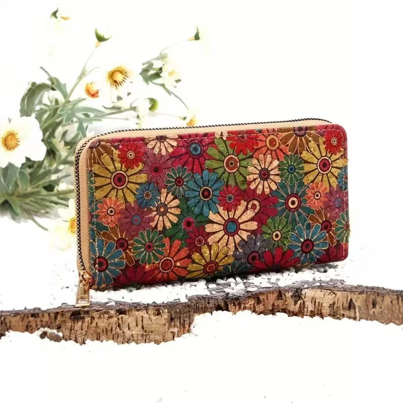 Bohemian Cork Wallet