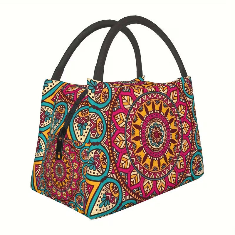 Boho Mandala Insulated Lunch Bag