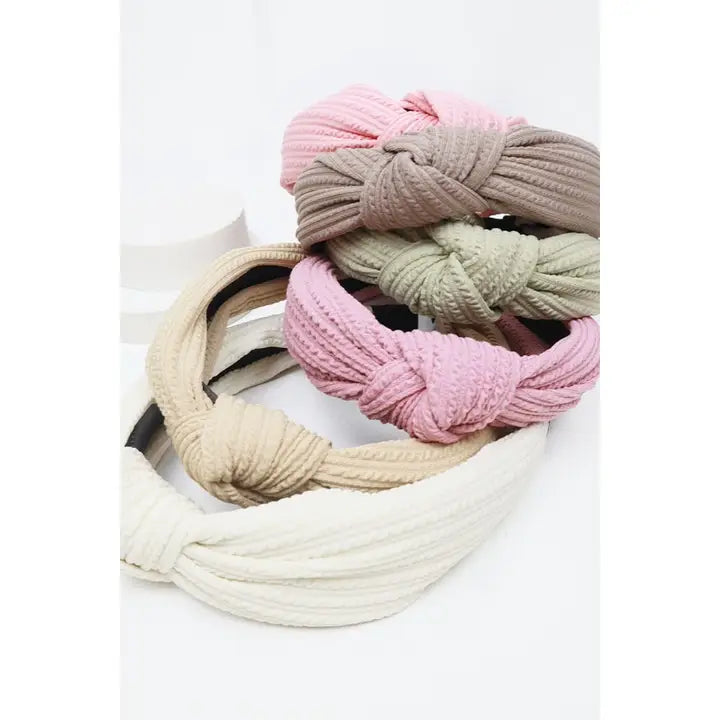 Ribbed Knotted Headband