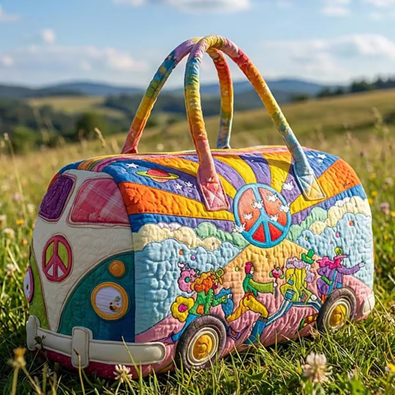 Large Quilted Duffle Bag