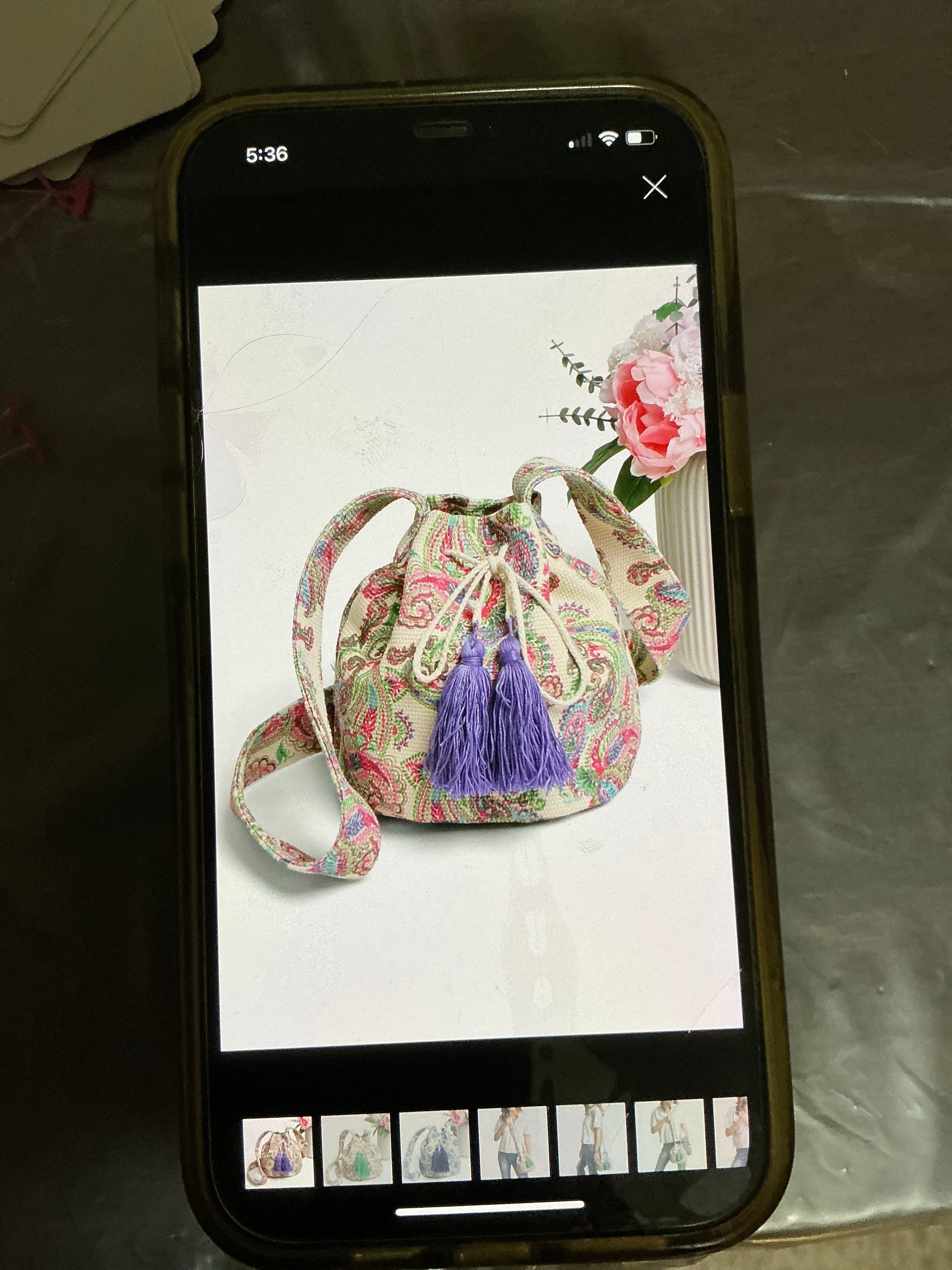 Patterned crossbody