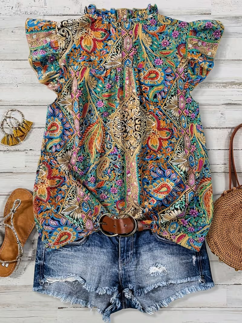 Bohemian boutique blouse
