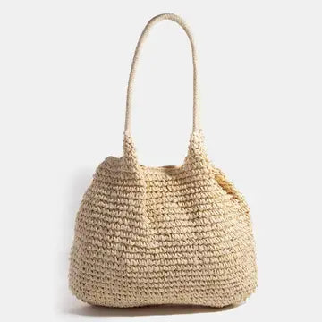 Braided Long Handle Tote Bag